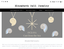 Tablet Screenshot of elisabethbelljewelry.com